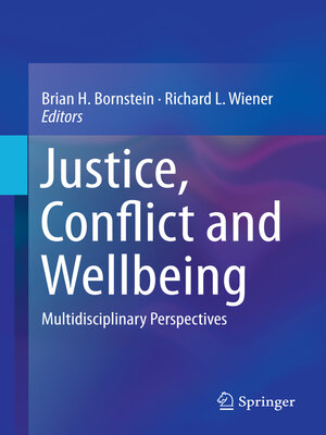 cover image of Justice, Conflict and Wellbeing